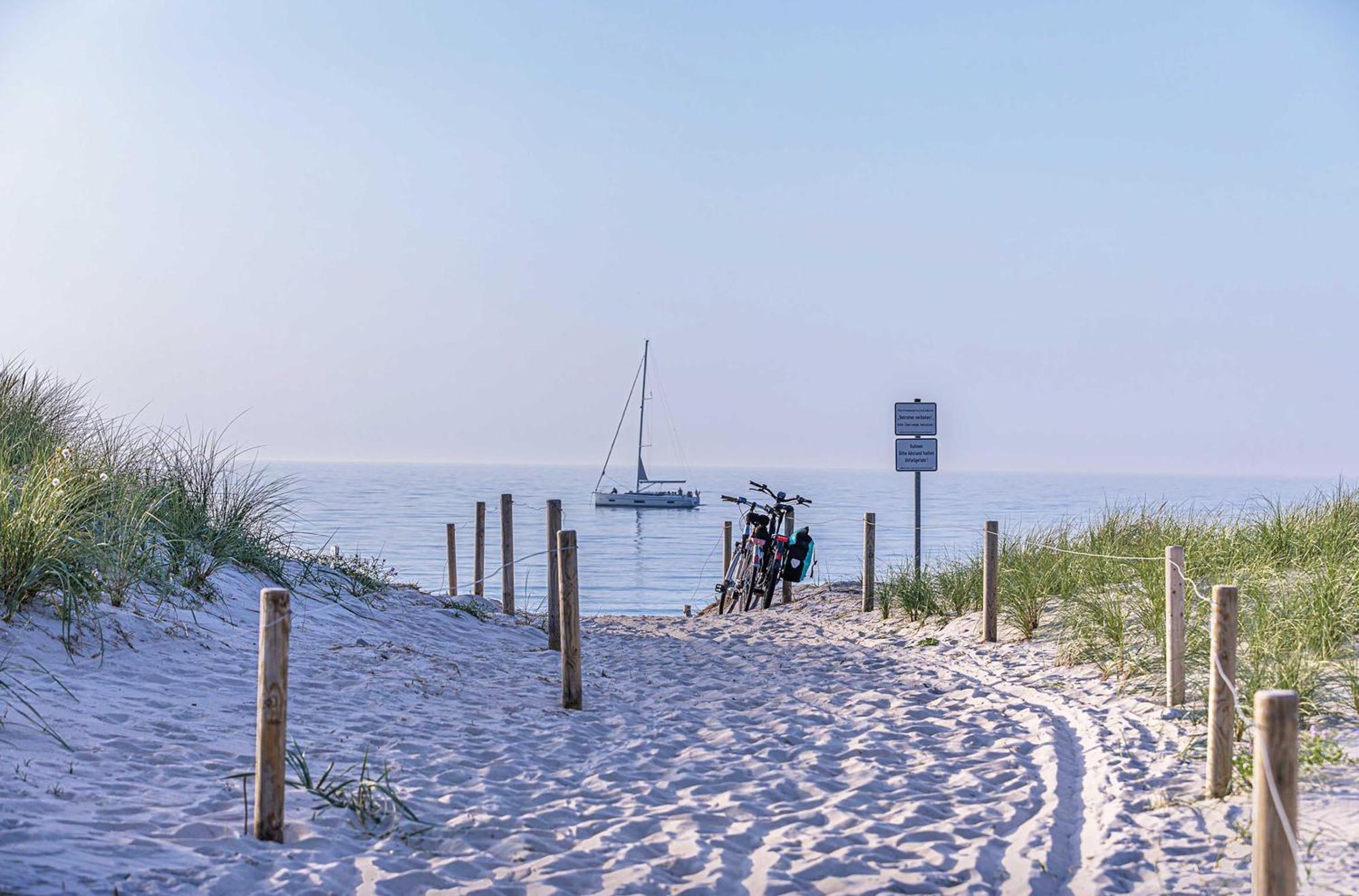 Meerblick Mit Kamin Am Saaler Bodden Вустров Экстерьер фото